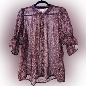 Dear John Floral Blouse Elegant Design.